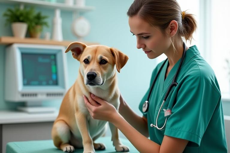 Preventive veterinary medicine with check-ups and vaccines